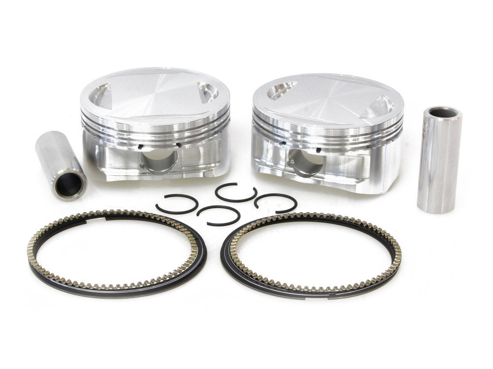 CP Carrillo CAR-M5025 +.010" Pistons w/10.25:1 Compression Ratio for Big Twin 07-17 w/103ci & Big Bore 96ci to 103ci Twin Cam Engine