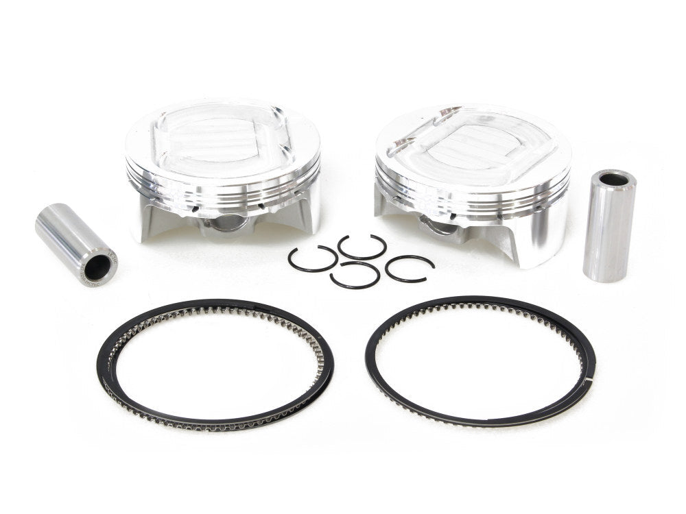 CP Carrillo CAR-M5100 Standard Pistons w/11.0:1 Compression Ratio for Milwaukee-Eight Touring 17-Up/Softail 18-Up w/Big Bore 107ci to 124ci Engine