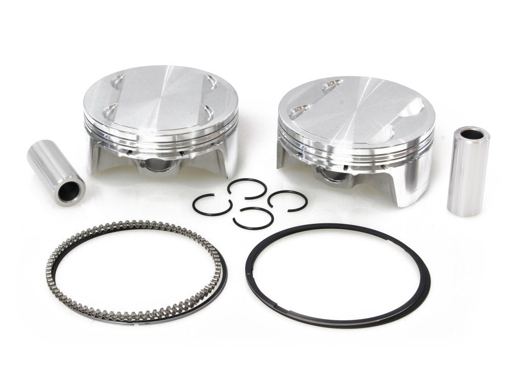 CP Carrillo CAR-M5101 Standard Pistons w/11.5:1 Compression Ratio for Milwaukee-Eight Touring 17-Up/Softail 18-Up w/Big Bore 107ci to 124ci Engine