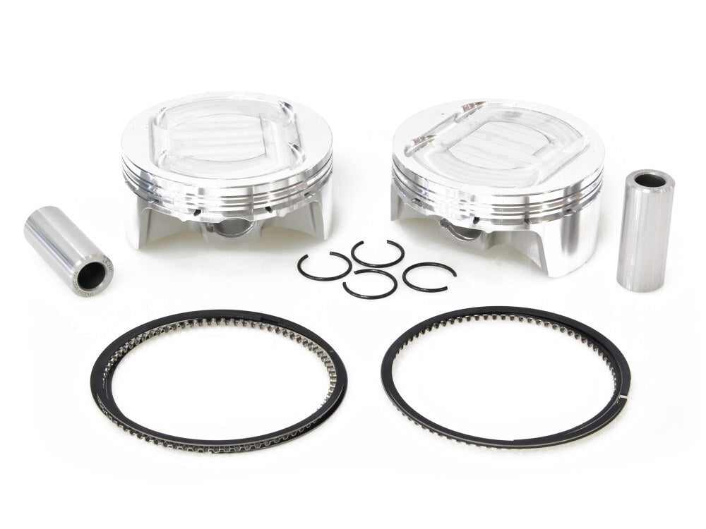 CP Carrillo CAR-M5110 Standard Pistons w/11.0:1 Compression Ratio for Milwaukee-Eight Touring 17-Up/Softail 18-Up w/Big Bore 114ci to 128ci Engine