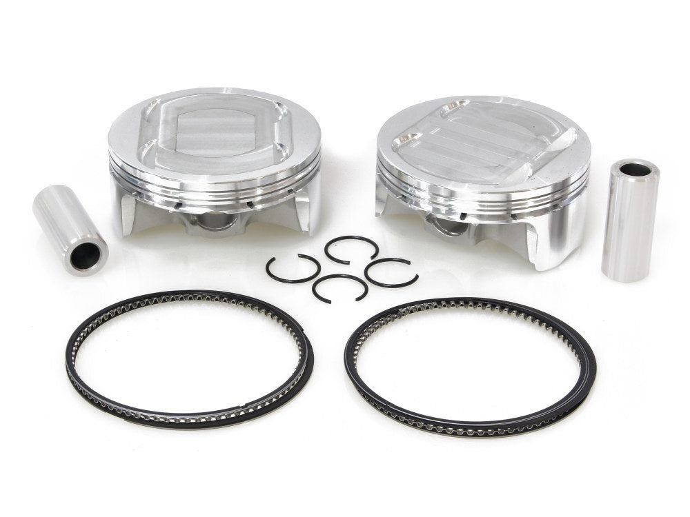 CP Carrillo CAR-M5111 Standard Pistons w/11.5:1 Compression Ratio for Milwaukee-Eight Touring 17-Up/Softail 18-Up w/Big Bore 114ci to 128ci Engine