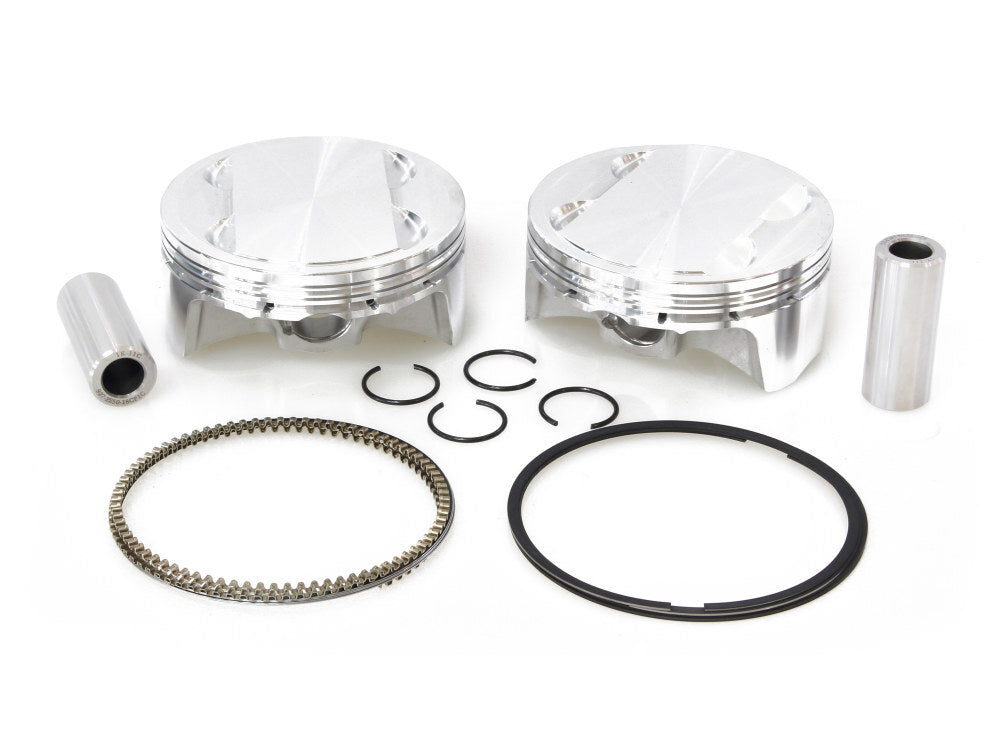 CP Carrillo CAR-M5112 Standard Pistons w/12:1 Compression Ratio for Milwaukee-Eight Touring 17-Up/Softail 18-Up w/Big Bore 114ci to 128ci Engine