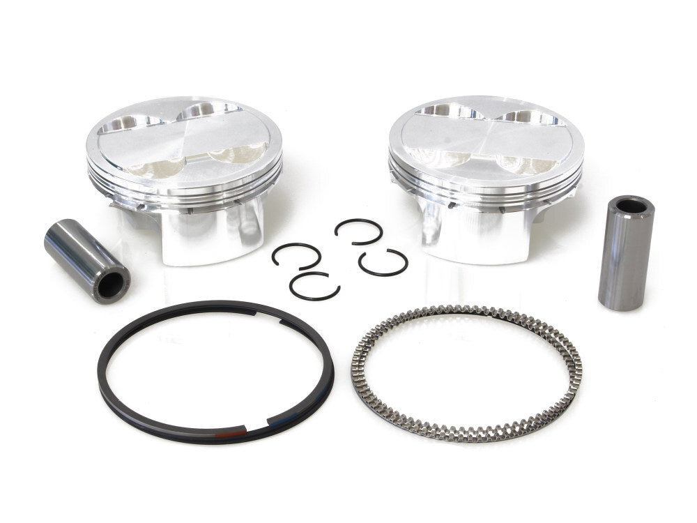 CP Carrillo CAR-M5122 Standard Pistons w/12.0:1 Compression Ratio for Milwaukee-Eight Touring 17-Up/Softail 18-Up w/Screamin Eagle 131ci Engine