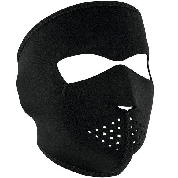 ZanHeadgear Full Face Black Neoprene Mask