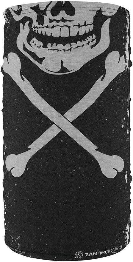 ZanHeadgear Motley Skull X-Bones Tube Fleece