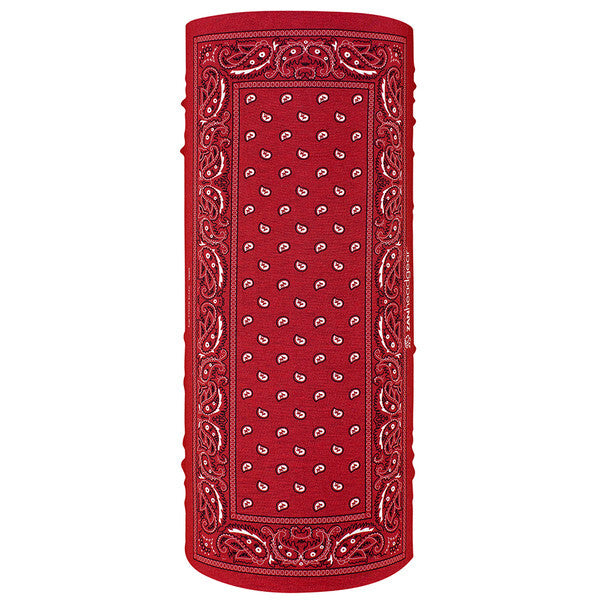 ZanHeadgear Motley Red Paisley Tube