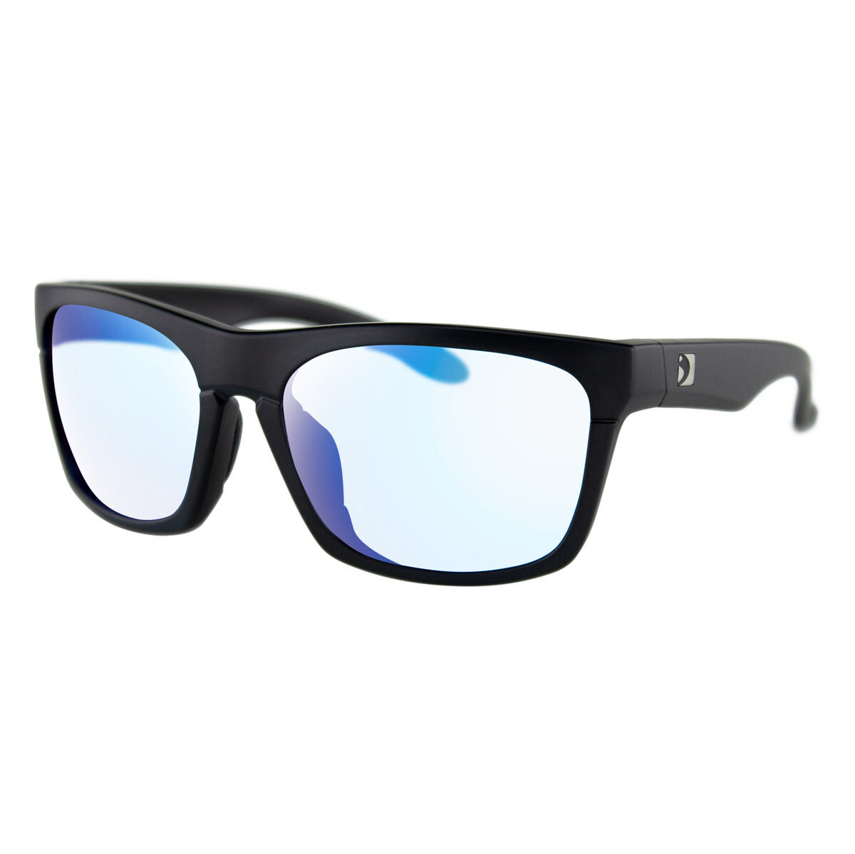 Bobster Route Sunglasses Matte Black w/Clear Blue Light Lens