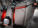 Custom Dynamics CD-CDLPDC2026S Sequential Low Profile Bagz Saddlebag Lights w/Red Run/Brake Amber Turn & Smoke Lens for Harley-Davidson Touring 26-Up