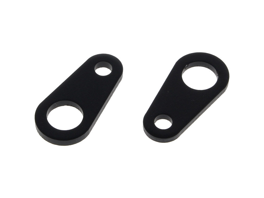 Custom Dynamics CD-CDMICROSB Micro Bullet Rear Turn Signal Mounting Brackets Straight Black