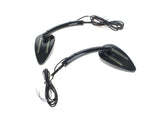 Custom Dynamics CD-CDMIRPLUGB LED Mirrors Run/Turn Black (Pair)
