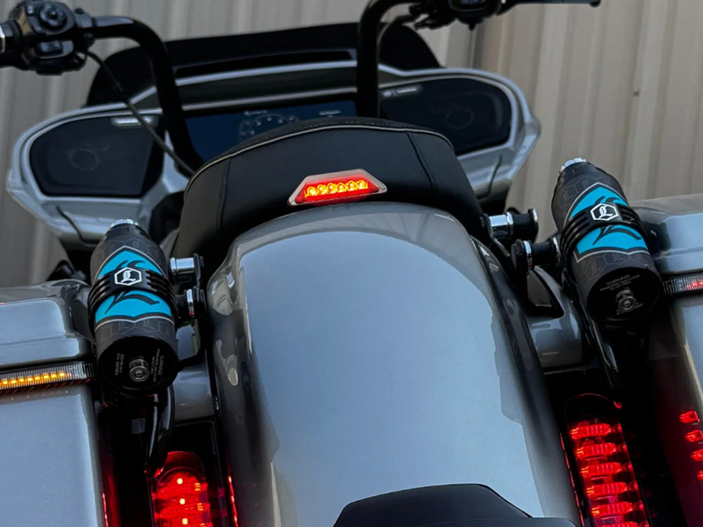 Custom Dynamics CD-CDSBTL23S Seat Bolt Mounted Taillight Black for Harley-Davidson CVO Touring 23-Up/Street Glide/Road Glide 24-Up