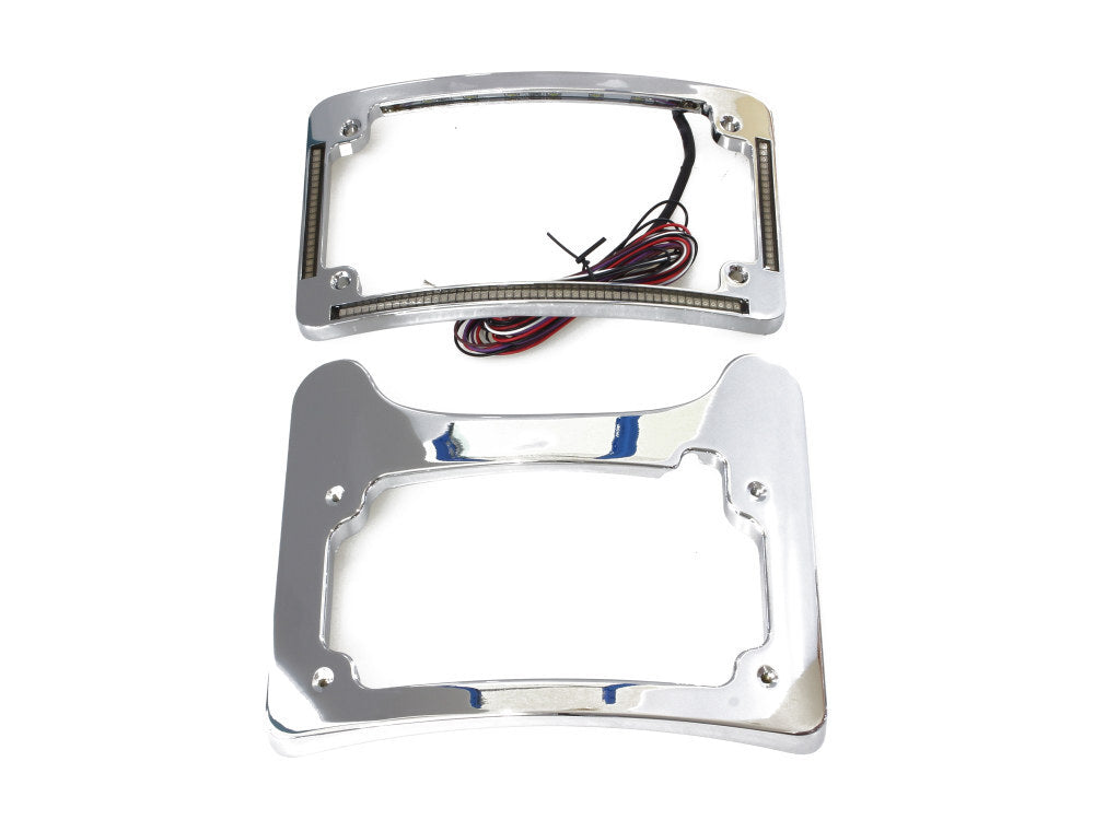 Custom Dynamics CD-CDTSELIM05HWC Turn Signal Eliminator Kit Chrome w/Amber LED for Turn Signals for Touring 14-Up