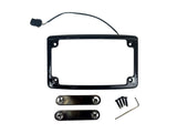 Custom Dynamics CD-LPFRAD23CVOB Curved Number Plate Frame w/Number Plate Light Only Black for CVO Touring 23-Up/Street Glide/Road Glide 24-Up
