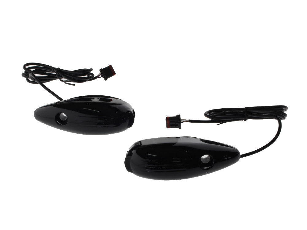 Custom Dynamics CD-PBRGTS15B LED Front Dynamic Turn Signals Black for Road Glide 15-23