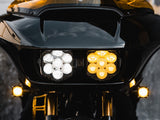 Custom Dynamics CD-SD2RGYW Shark Demon 2 Performance LED Headlight Kit White/Yellow for Road Glide 15-23