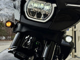 Custom Dynamics CD-SDSGFTAW Shark Demon Turn Signals Black for Harley-Davidson CVO Street Glide 23-Up/Street Glide 24-Up