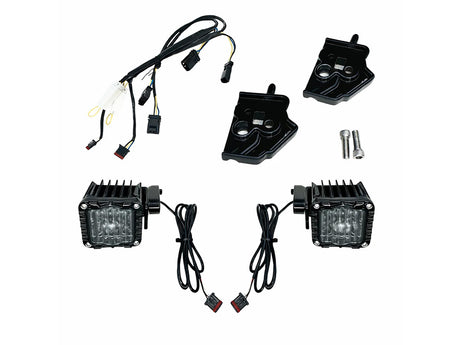 Custom Dynamics CD-SDSGFTAW Shark Demon Turn Signals Black for Harley-Davidson CVO Street Glide 23-Up/Street Glide 24-Up