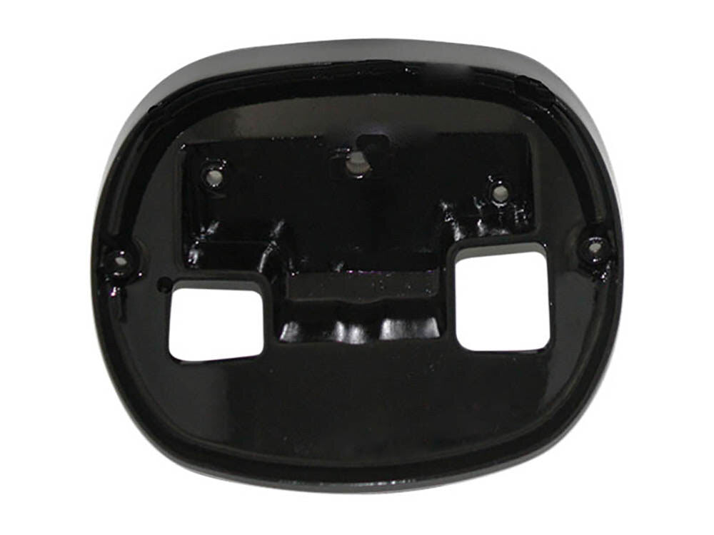 Custom Dynamics CD-TLBASEPLATEBLA Taillight Base Plate for HD Taillight Black on Twin Cam 99-17 OEM Fenders