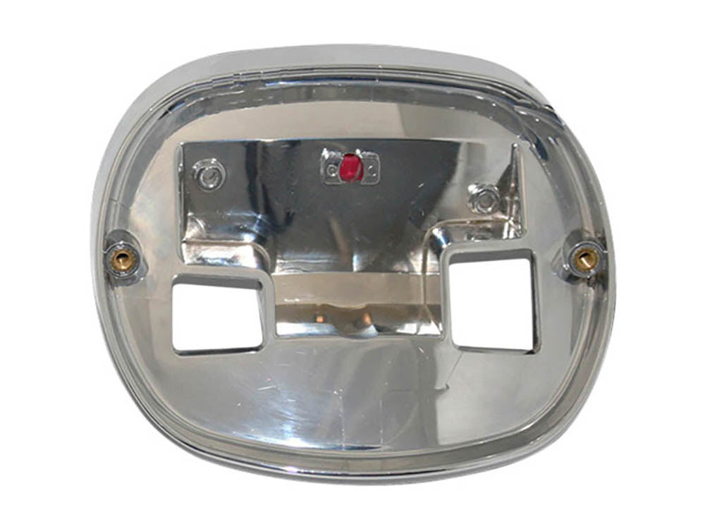 Custom Dynamics CD-TLBASEPLATECHR Taillight Base Plate for HD Taillight Chrome on Twin Cam 99-17 OEM Fenders