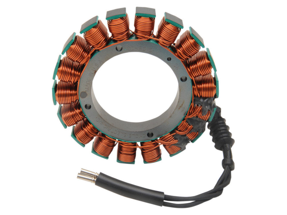 Cycle Electric CE-6010 Stator for Softail 01-06/Dyna 04-05/Dyna 2006 running the original OEM Rotor