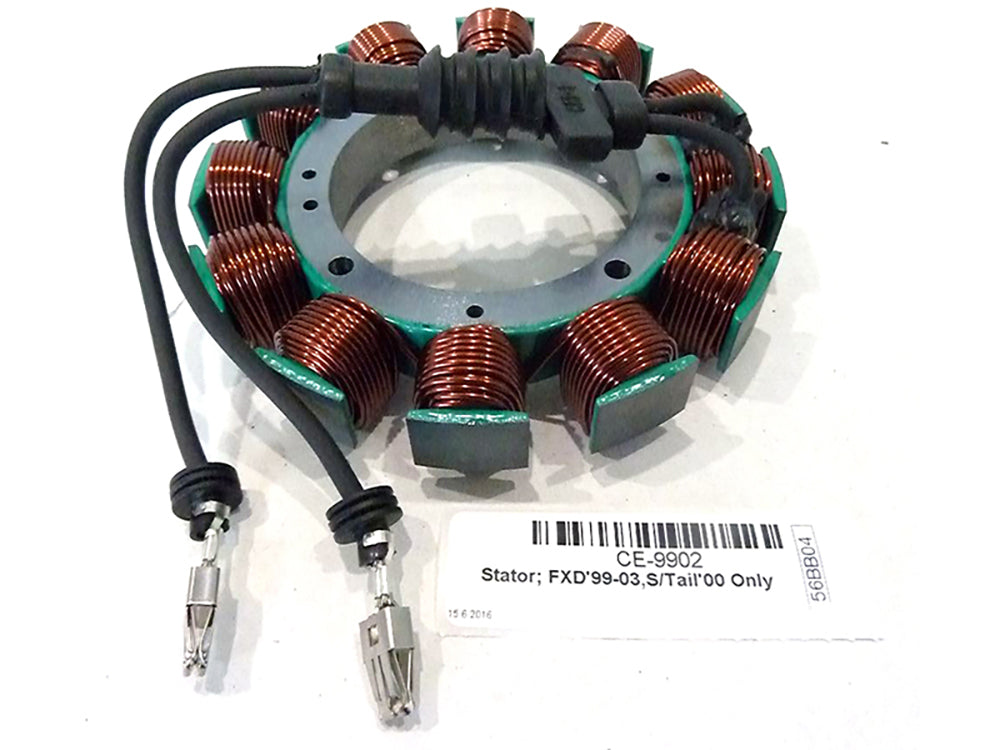 Cycle Electric CE-9902A Stator for Dyna 99-03/Softail 2000 Only