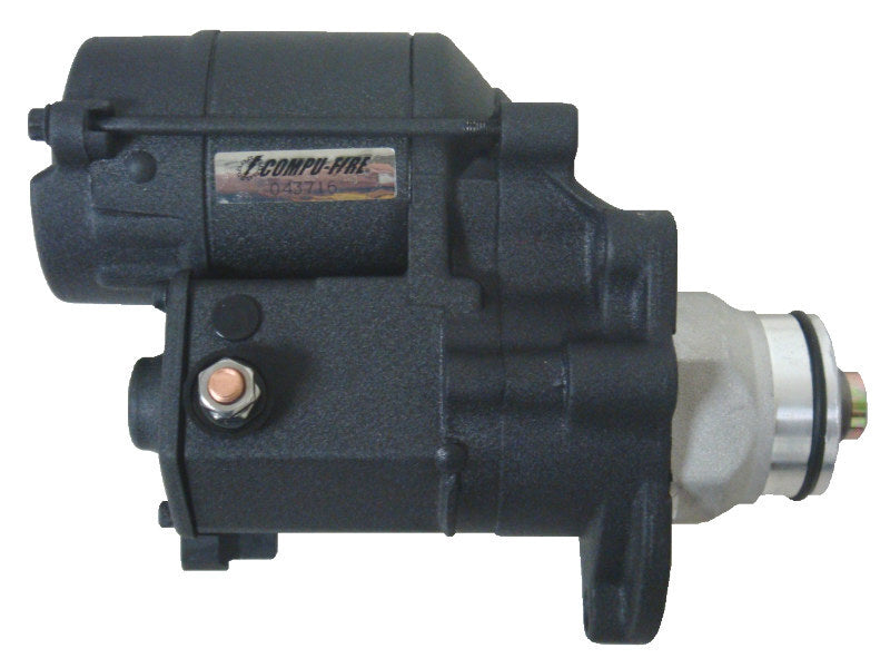 Compu-Fire CF-53810 1.6kw Starter Motor Black for Softail 07-17/Dyna 06-17/Touring 07-16