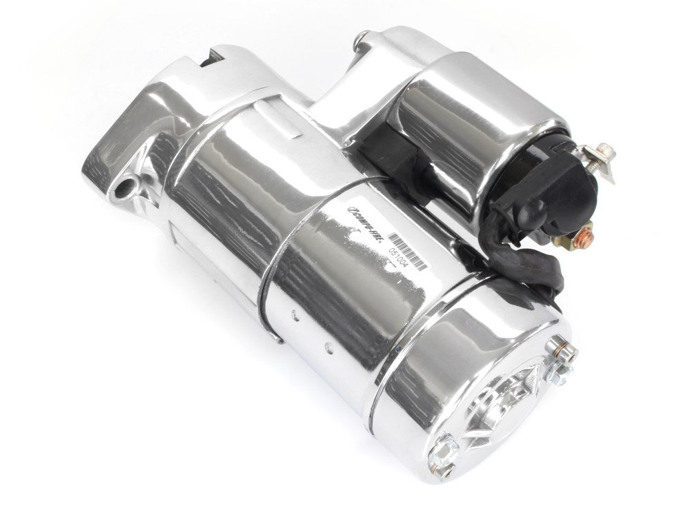 Compu-Fire CF-53900 2.0kw Gen3 Starter Motor Chrome for Fuel Injected Twin Cam 99-06 (excluding Dyna 2006)