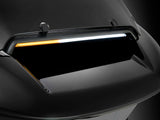 Ciro3D CIR-42020 LED Fairing Vent Insert w/Amber & White LED's Gloss Black w/Smoked Lens for Harley-Davidson CVO Road Glide 23-Up/Road Glide 24-Up
