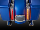 Ciro3D CIR-42051 LED Fascia Filler Panel Lights w/Red Run & Brake w/Amber Turn & Black Housing for Harley-Davidson CVO Touring 23-Up/Street Glide/Road Glide/Touring 24-Up Models