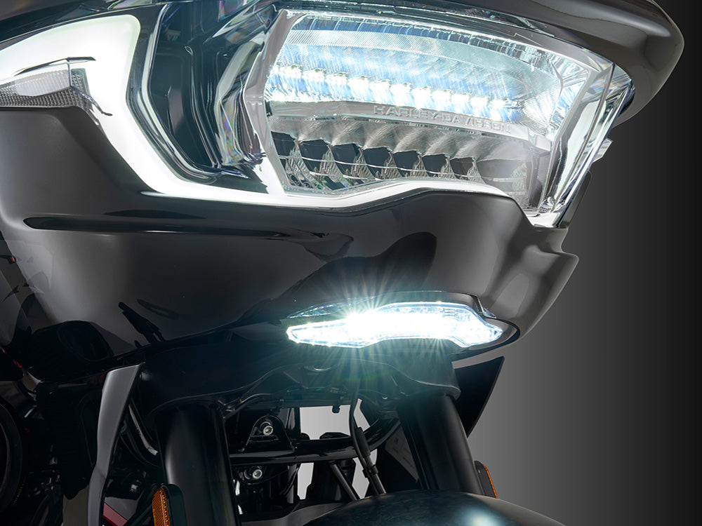Ciro3D CIR-45261 Goat-E LED Driving Light Bar Black for Harley-Davidson CVO Road Glide 23-Up/Road Glide 24-Up