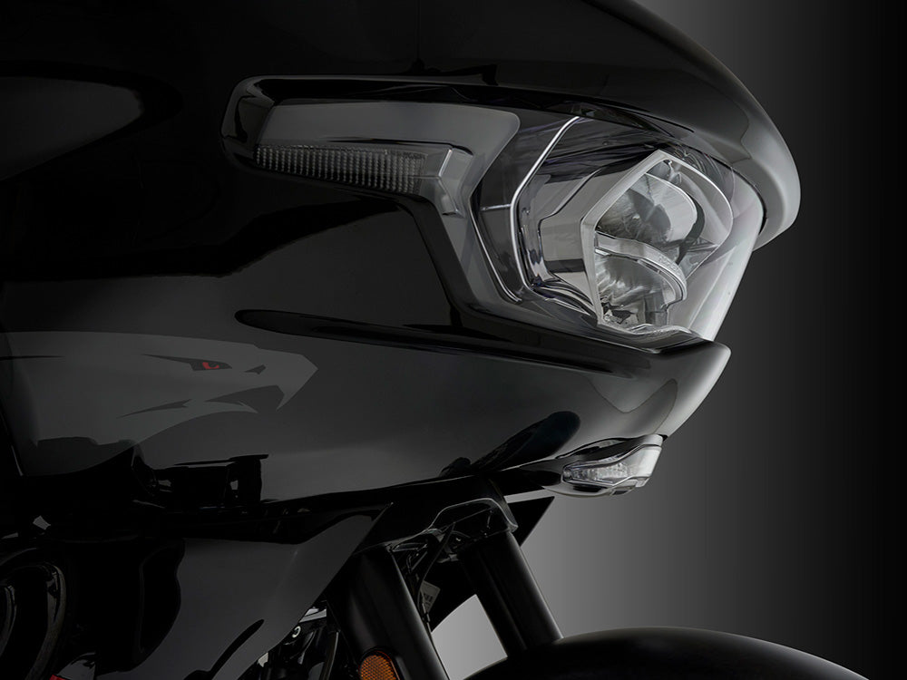 Ciro3D CIR-45261 Goat-E LED Driving Light Bar Black for Harley-Davidson CVO Road Glide 23-Up/Road Glide 24-Up