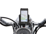 Ciro3D CIR-50215 Premium Smartphone/GPS Holder Black w/Charger for 1-1/4" Handlebars