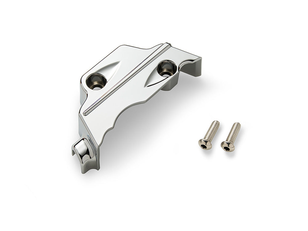 Ciro3D CIR-73200 Metal Gear Position Sensor Cover Chrome for Harley-Davidson Softail 25-Up/Touring 25-Up