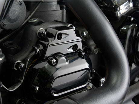 Ciro3D CIR-73201 Metal Gear Position Sensor Cover Black for Harley-Davidson Softail 25-Up/Touring 25-Up