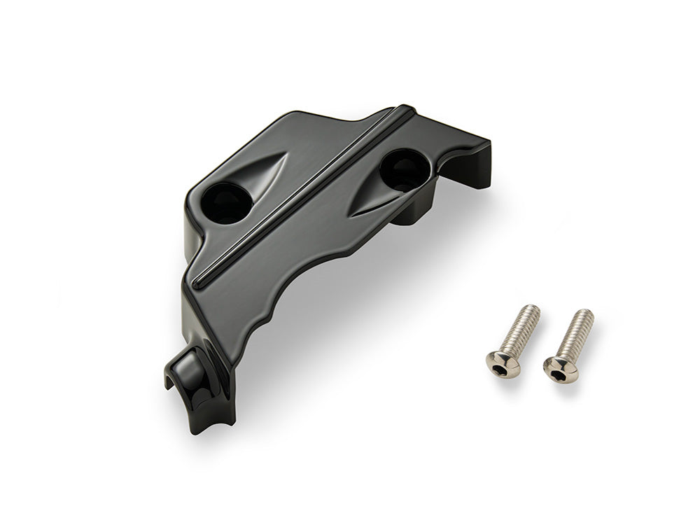 Ciro3D CIR-73201 Metal Gear Position Sensor Cover Black for Harley-Davidson Softail 25-Up/Touring 25-Up