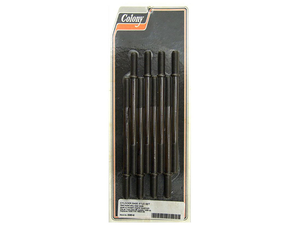 Colony Machine CM-2083-8 Cylinder Stud Set for Twin Cam 99-17