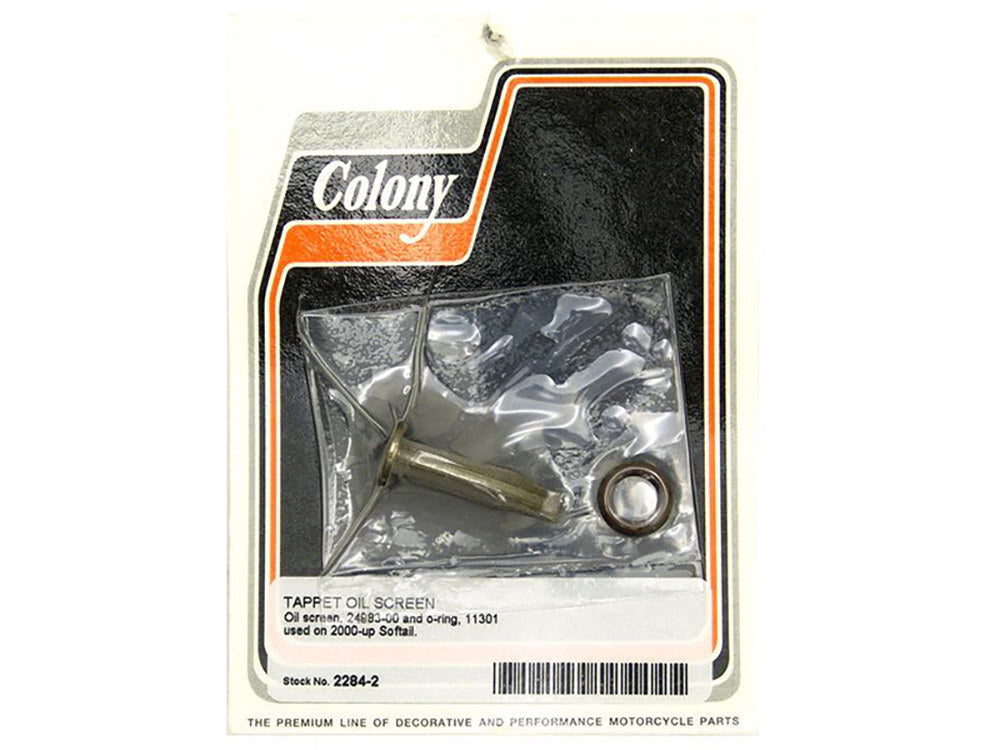 Colony Machine CM-2284-2 Tappet Oil Screen for Twin Cam Softail 00-17