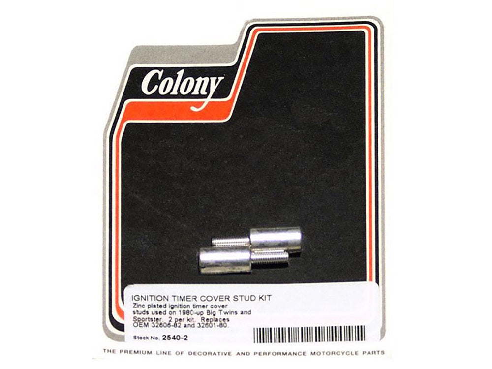 Colony Machine CM-2540-2 Ignition Timer Studs for Big Twin 80-99/Sportster 80-21