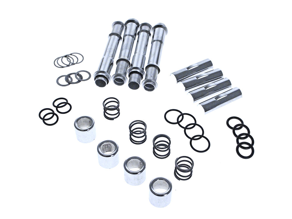 Colony Machine CM-3126-36 Push Rod Cover Kit Chrome for Harley-Davidson Twin Cam 99-17