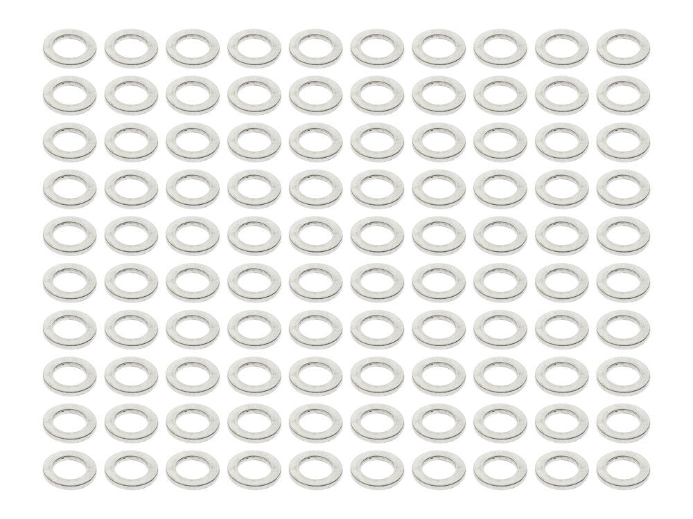 Colony Machine CM-7-16-F-100 7/16" Flat Washer Chrome (100 Pack)