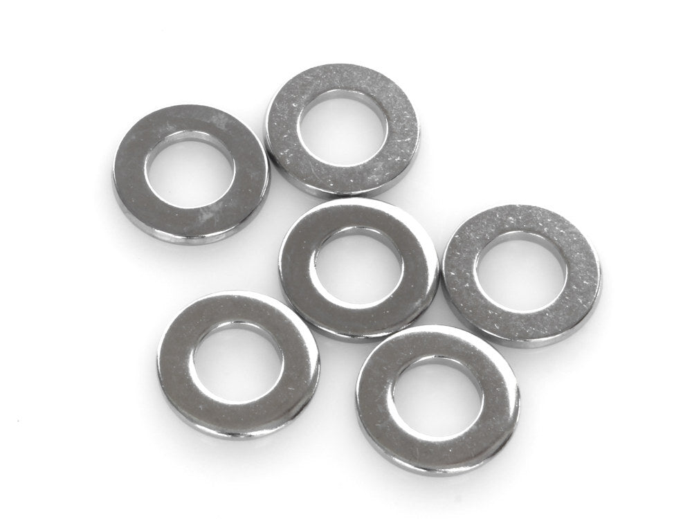 Colony Machine CM-8168-6 3/8" Flat Washer Chrome (6 Pack)