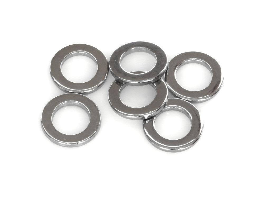 Colony Machine CM-8169-6 7/16" Flat Washer Chrome (6 Pack)