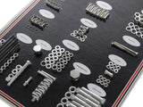 Colony Machine CM-8302-CAD Complete Stock Hardware Kit CAD Plated for Big Twin 48-57 w/Panhead Engine