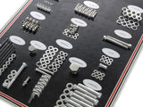 Colony Machine CM-8303-CAD Complete Stock Hardware Kit CAD Plated for Big Twin 58-65 w/Panhead Engine