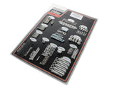 Colony Machine CM-8312-CAD Complete Stock Hardware Kit CAD Plated for Big Twin 76-78 w/Shovelhead  Engine