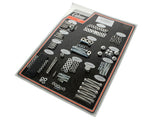 Colony Machine CM-8314-CAD Complete Stock Hardware Kit CAD Plated for Big Twin 81-84 w/Shovelhead  Engine