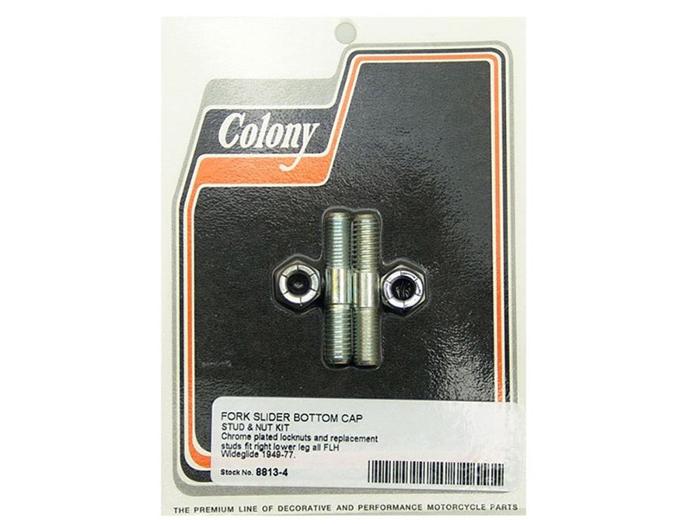 Colony Machine CM-8813-4 Lower Fork Stud & Nut Kit for FL 49-77