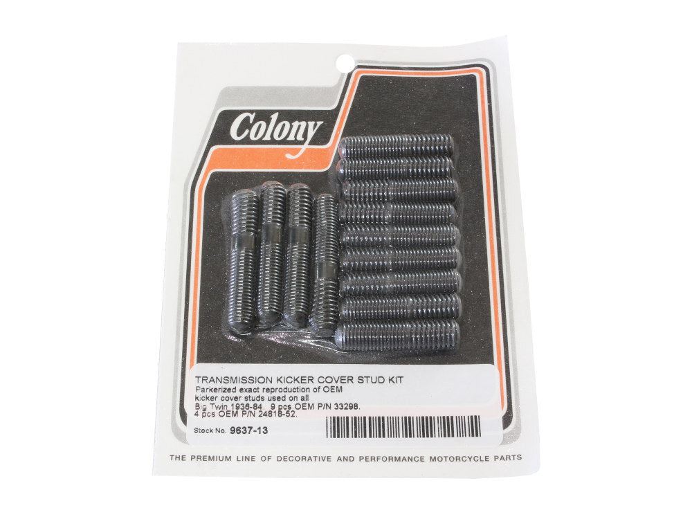 Colony Machine CM-9637-13 Kick Start Cover Stud Kit for Big Twin 36-84