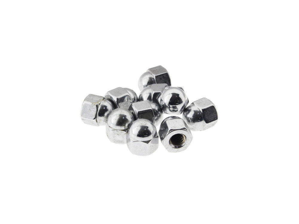 Colony Machine CM-AN-101 12-24 UNF Acorn Nut Chrome (10 Pack)