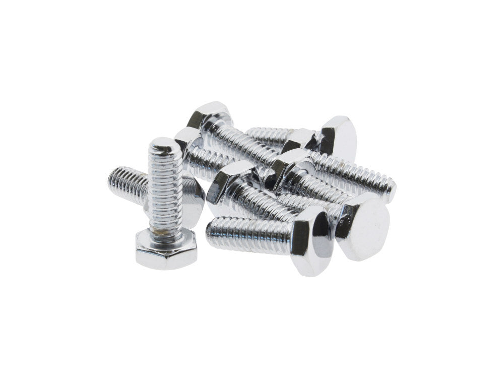 Colony Machine CM-HHC-601 1/4-20 x 3/4" UNC Hex Head Bolts Chrome (10 Pack)